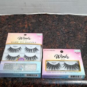 Two Boxes of New Wink Lashes....New in Package.